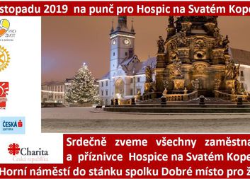 Setkání pro dobrou věc u vánočního punče