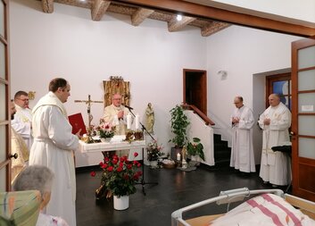 Mše svatá a beseda se zakladateli k 20. výročí Hospice na Svatém Kopečku