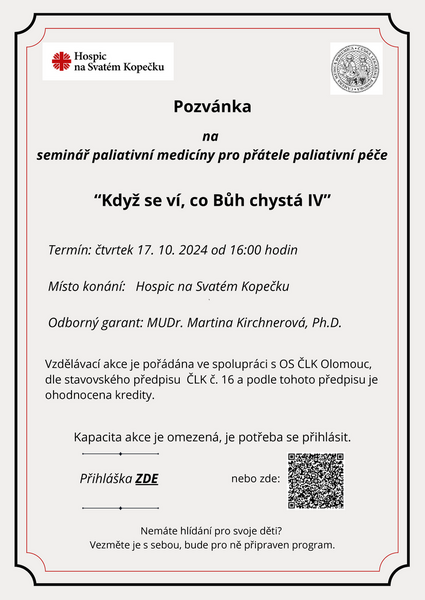 Když se ví IV... Pozvánka