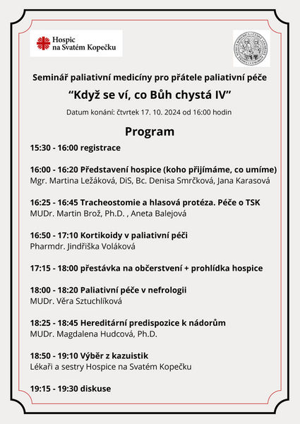 Když se ví IV... Program