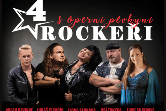 Benefiční koncert 4 rockerů s operní pěvkyní
