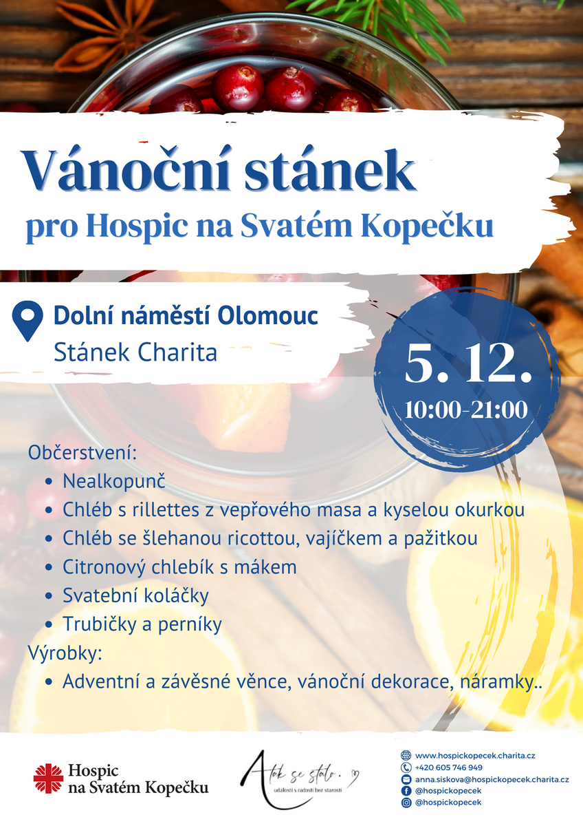 vánoční prodej - hospic vánoční prodej - hospic