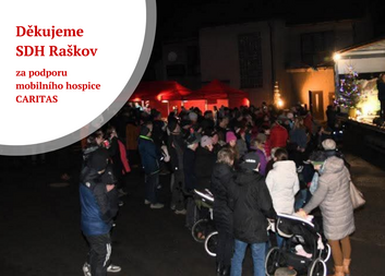 Dobrovolní hasiči pomáhají mobilnímu hospici CARITAS