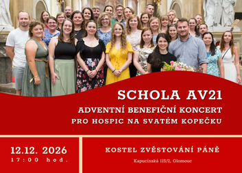 Adventní benefiční koncert - schola AV21